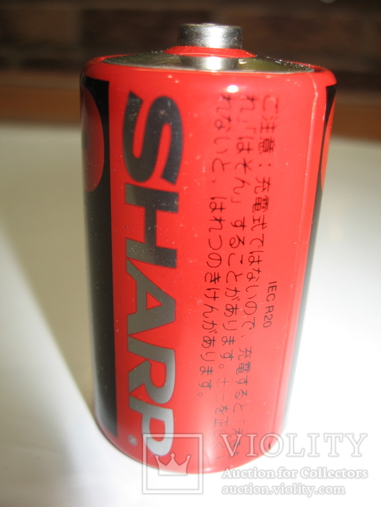 Батарейка SHARP size D UM-1 1.5V середина "80-их рр