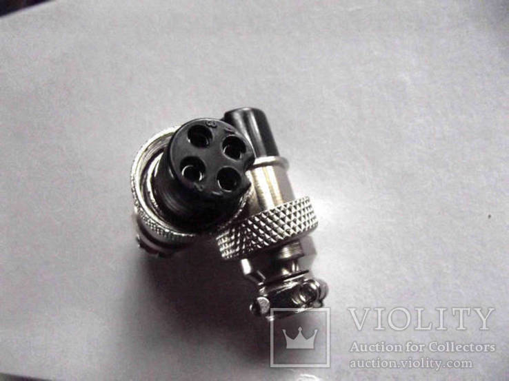 Штекер для катушки металлоискателя на 4 pin. (1 шт.)