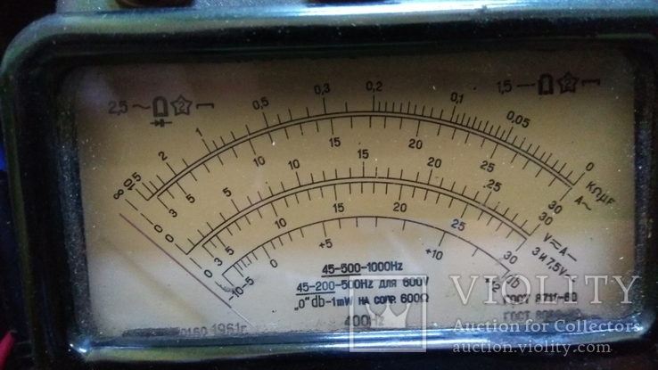 Тестер (мультиметр) СССР 1961г.в., фото №5