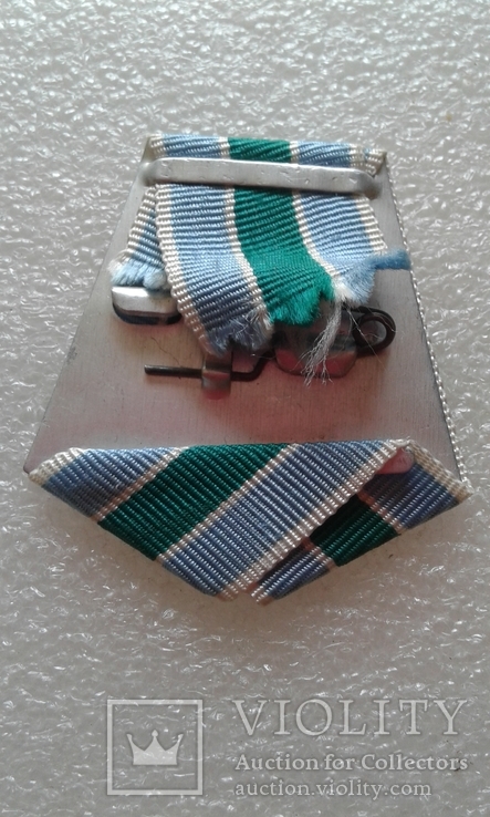 Колодка с лентой к медали За оборону советского Заполярья, фото №3
