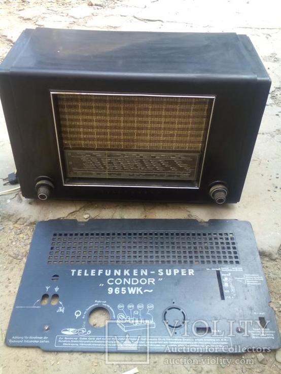 Ламповое радио Телефункен Супер Кондор 965 wk Telefunken, фото №2