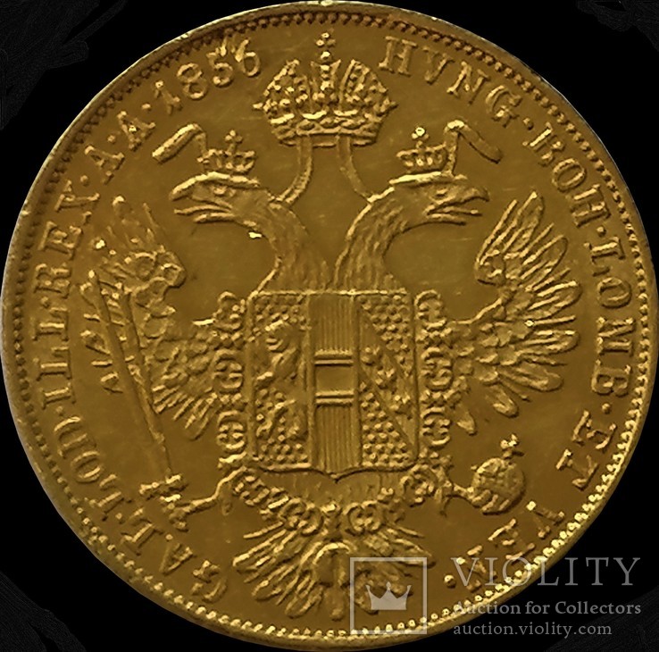 1 дукат 1856 року, Австро-Угорщина, Франц-Йосип, UNC