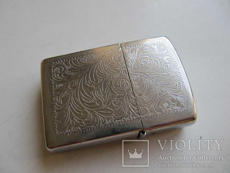 Зажигалка Zippo с узором, бензиновая., фото №3