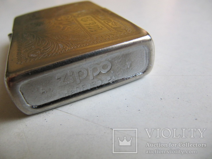 Зажигалка Zippo с узором, бензиновая., фото №8