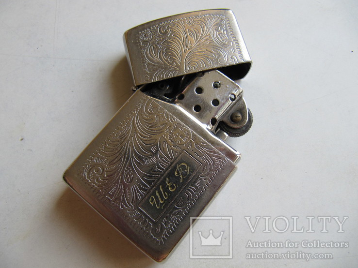 Зажигалка Zippo с узором, бензиновая., фото №9