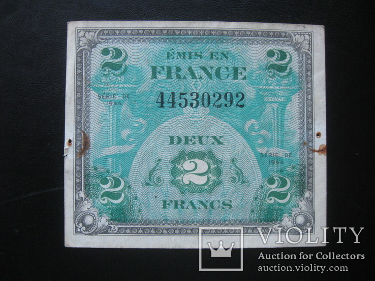 2 франка 1944 г.в. (Франция), фото №2