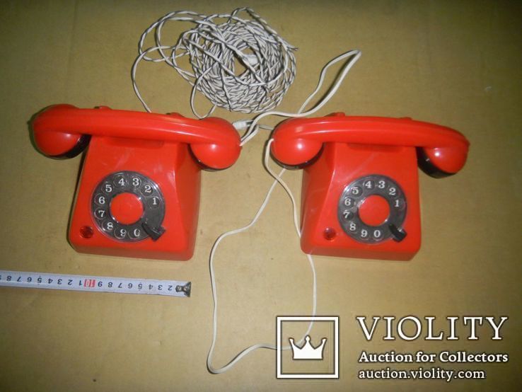 Детский телефон Югославия 1981г времен СССР игрушка, фото №2