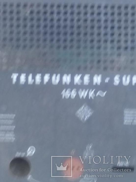 Ламповое радио Телефункен-супер 166 WK Telefunken, фото №7