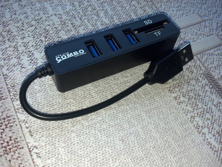 USB-hub: usb3, SD, microSD, фото №4