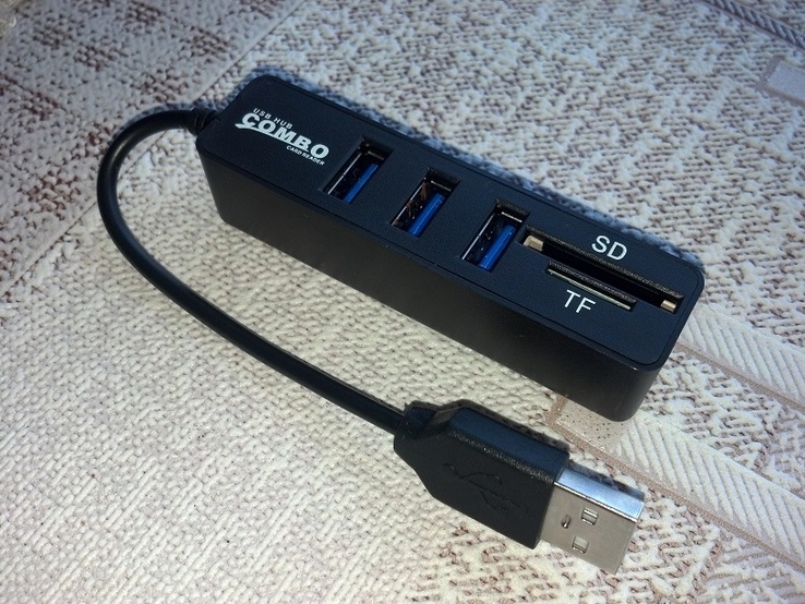 USB-hub: usb3, SD, microSD, фото №5