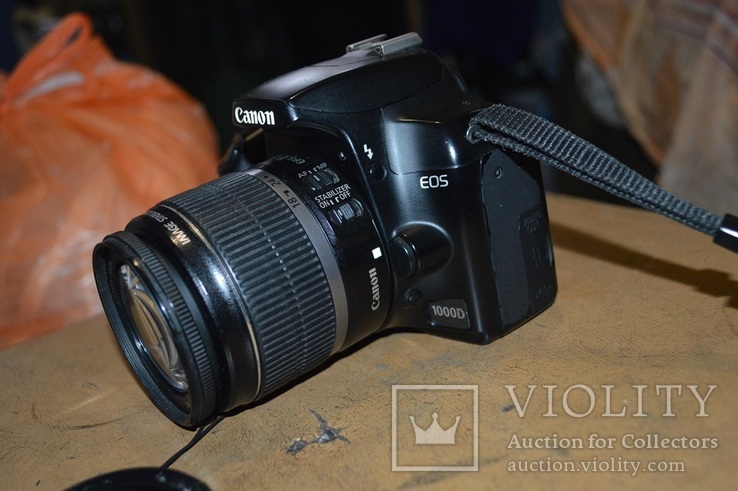 Фотоаппарат зеркальный ПОИЗВОДСТВО – ЯПОНИЯ Canon EOS 1000D Kit 18-55, фото №6