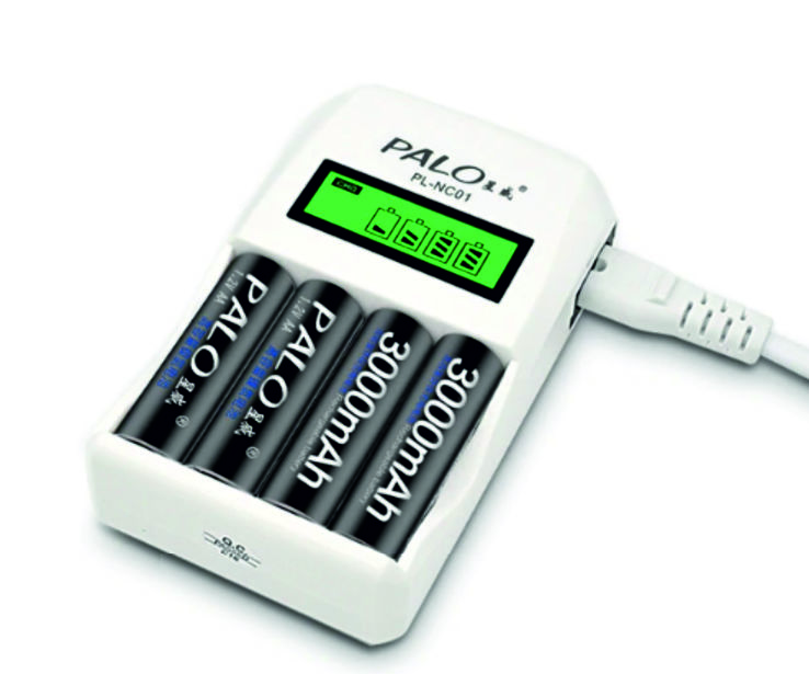 Зарядное устройство PALO для аккумуляторов AA/ AAA с жк-дисплеем, photo number 3