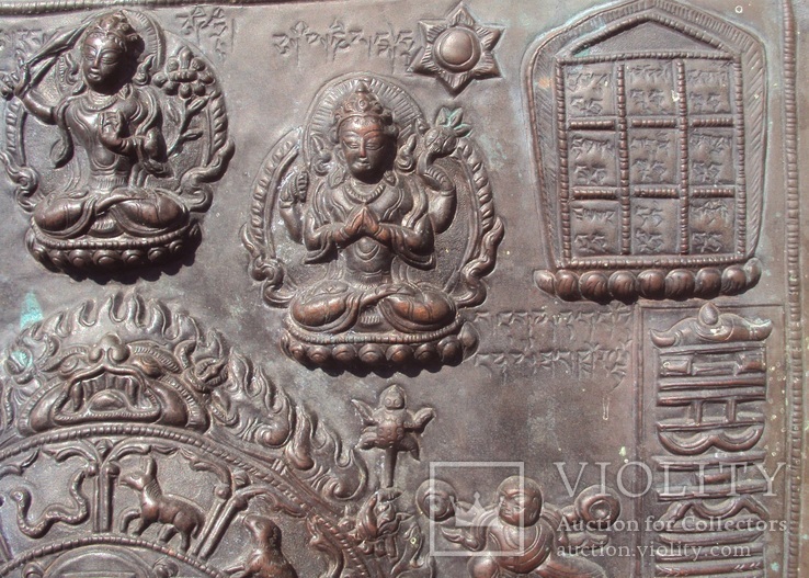 Буддийская икона, тхангка\танка. Мандала. Тибет., фото №7
