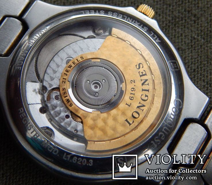 Часы Longines Conquest, автоподзавод, 100м защита,сапфир, Швейцария, фото №6