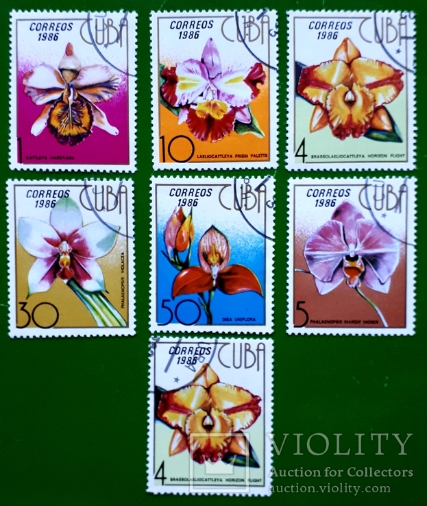 1986 Куба Флора Цветы