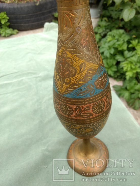 Латунная ваза, фото №2
