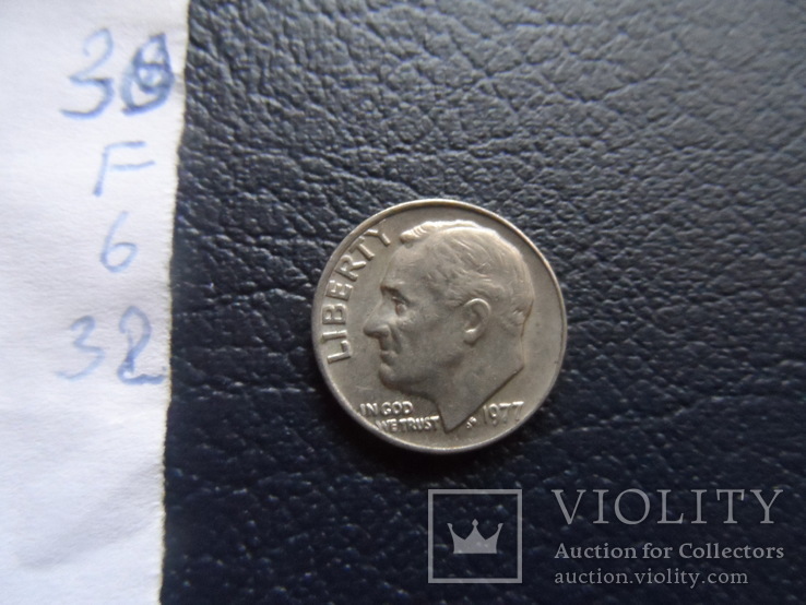 10 центов 1977  США  (,F.6.32)~, фото №4