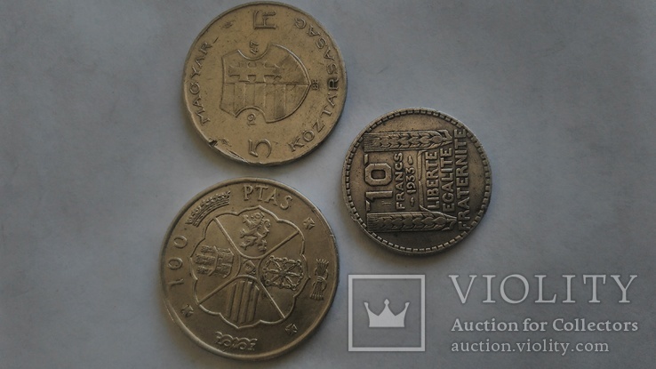 Монеты, серебро  2, фото №2