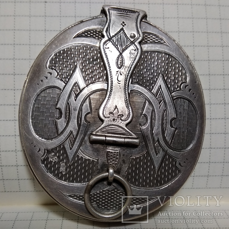 Киот серебро 84пр. с клеймом дорожный для именной иконы