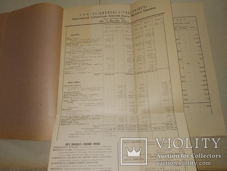 1912 Харьков доклад Губернской Земской кассы мелкого кредита, фото №6