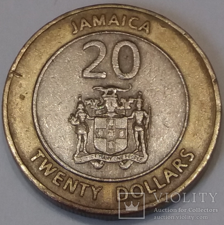 Jamajka 20 dolariv, 2000