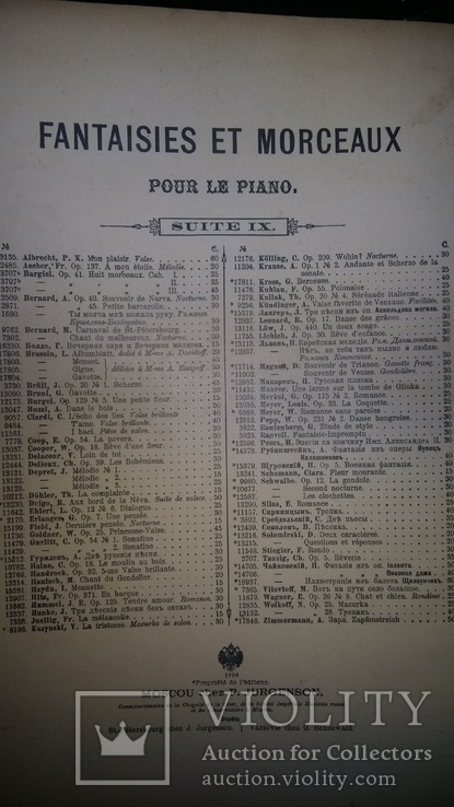 Подшивка для фортепиано 1896г, фото №5