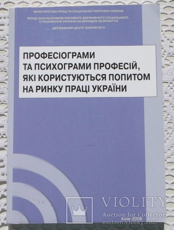 Професіограми та психограми професій.