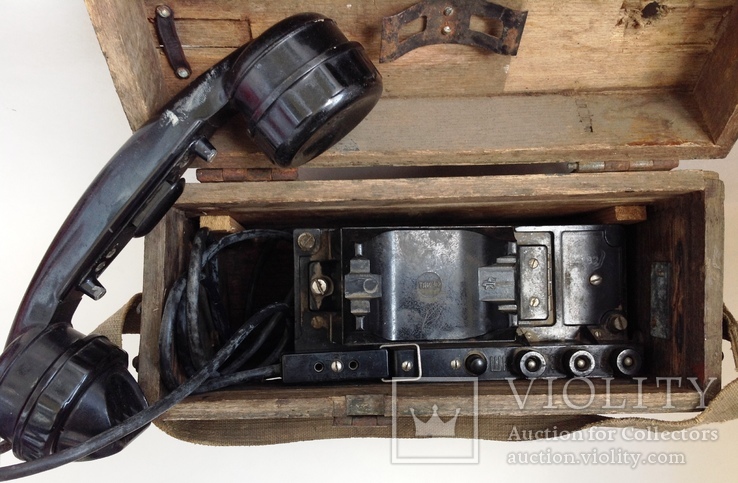 Полевой телефон ТАИ-43 образца 1943 года, фото №3