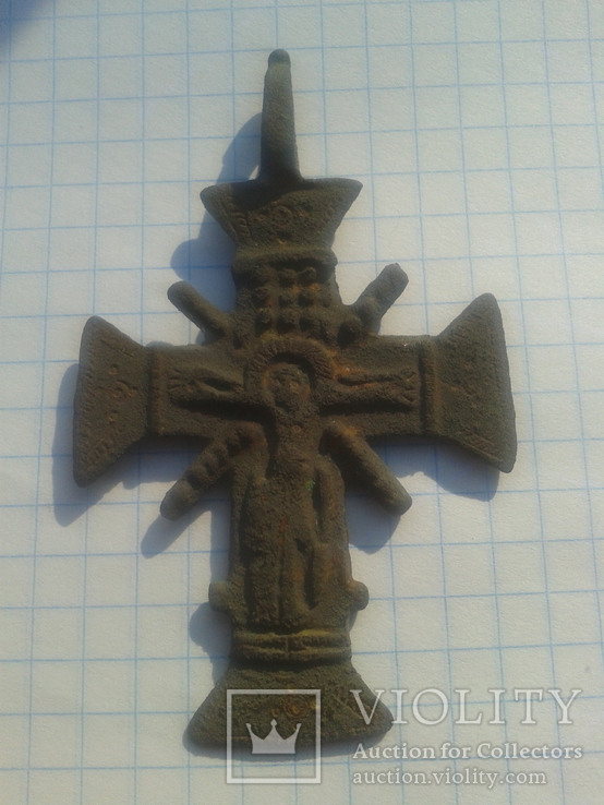 Хрест-(згард)Гуцульська прикраса 18-19століття, фото №2