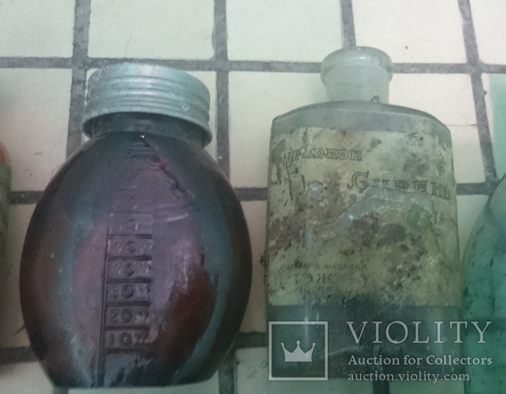 Аптечные бутылочки царской империи, фото №7