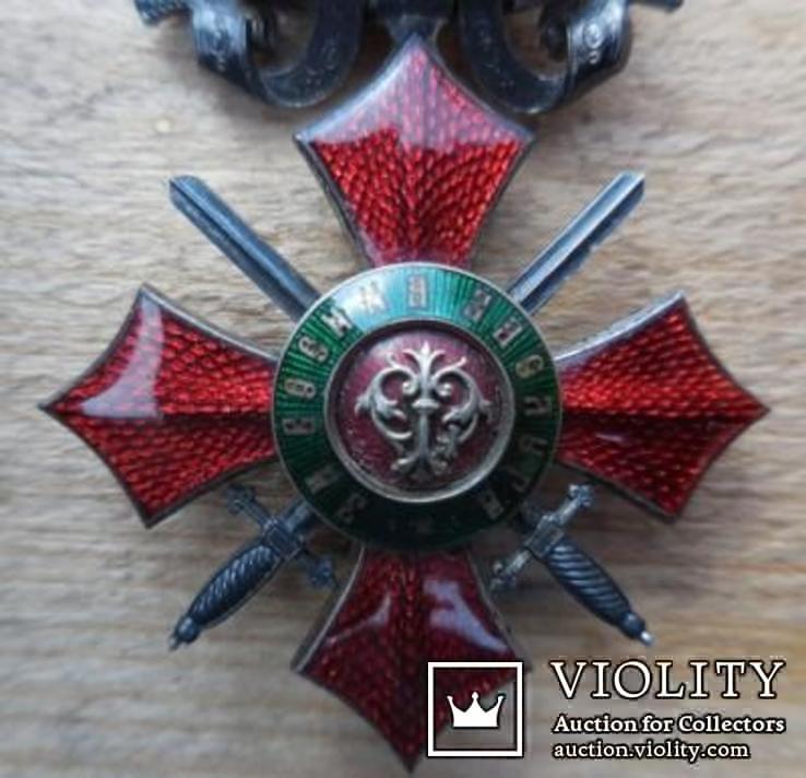 Болгария.Орден военных заслуг 5 класса с короной и мечами в родном футляре, фото №3