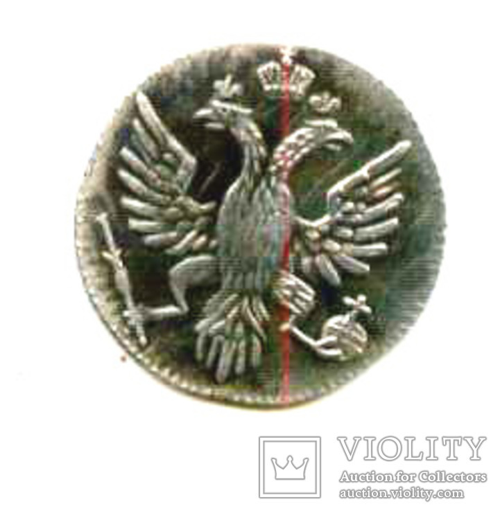 Ливонез 1757, серебро, копия, фото №2