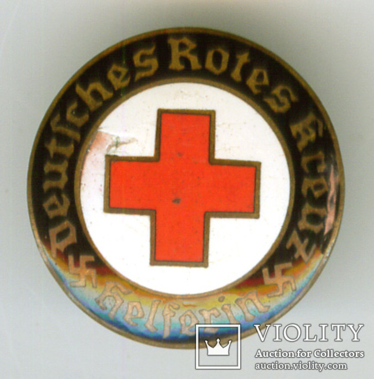 Значок Помощницы Красного Креста, Германия Третий Рейх оригинал, фото №3