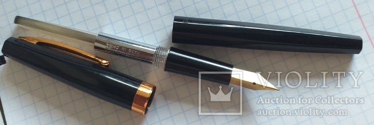 Перьевая ручка 808 lily 1980-е года. Made in China, фото №10