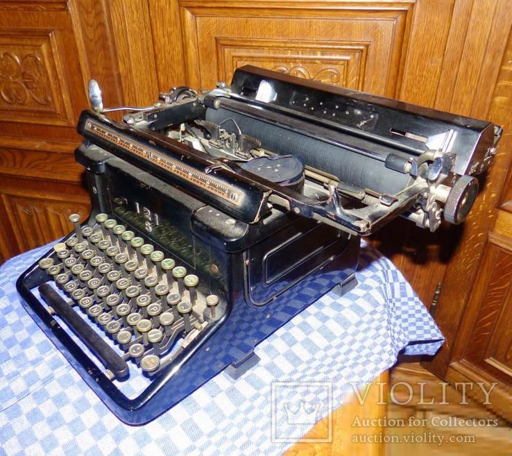 Старинная Печатная машинка  - франция - JAPY Unis France, фото №2