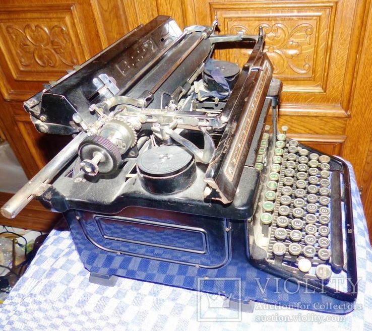 Старинная Печатная машинка  - франция - JAPY Unis France, фото №4