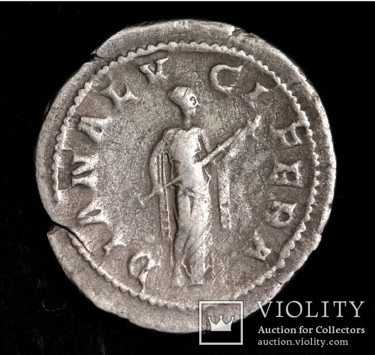 Гордіан ІІІ, срібний денарій 240 р. - DIANA LVCIFERA, фото №6