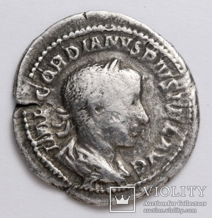 Гордіан ІІІ, срібний денарій 240 р. - DIANA LVCIFERA, фото №9