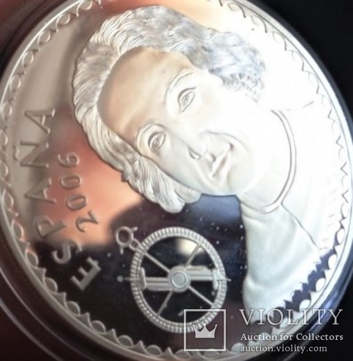 Набор монет Серебро 250гр и золото 27 гр Христофор Колумб Испания 2006, фото №5