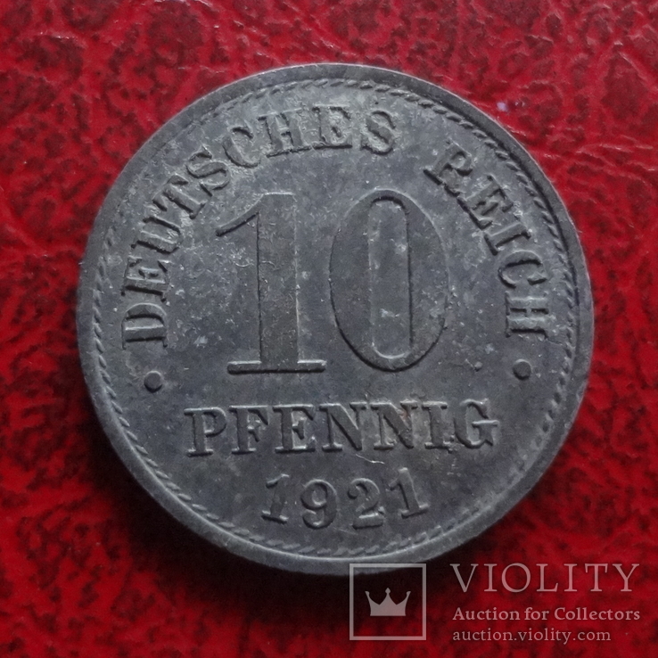10  пфеннигов  1921  Германия  (,12.5.16)~, фото №2