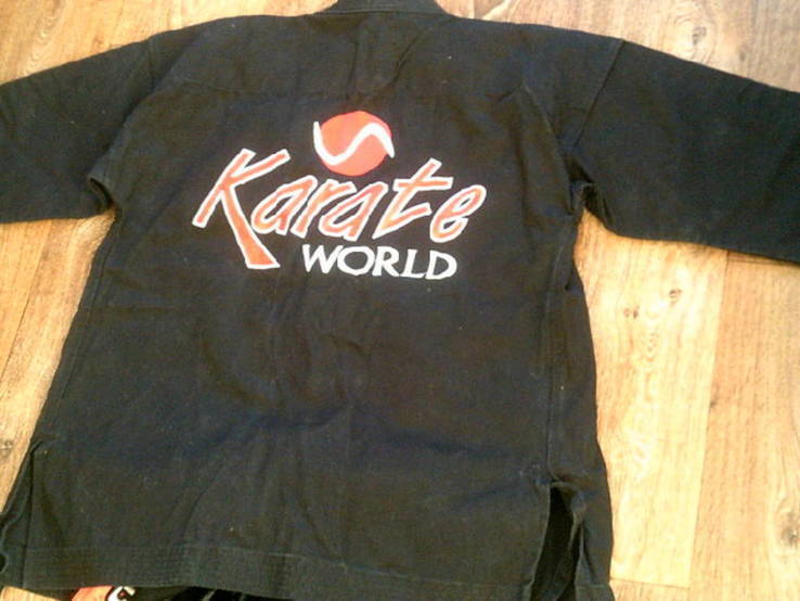 Черное кимоно комплект Karate world, photo number 9