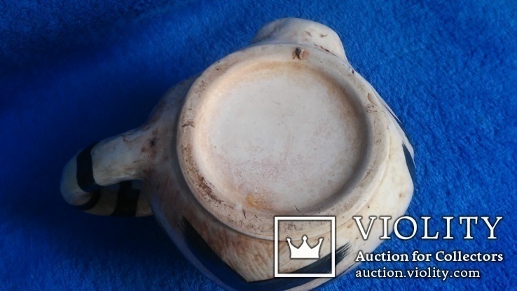 Пивная кружка, в форме Оскал Тигра. Керамика. 10 см. 650 грамм, фото №13