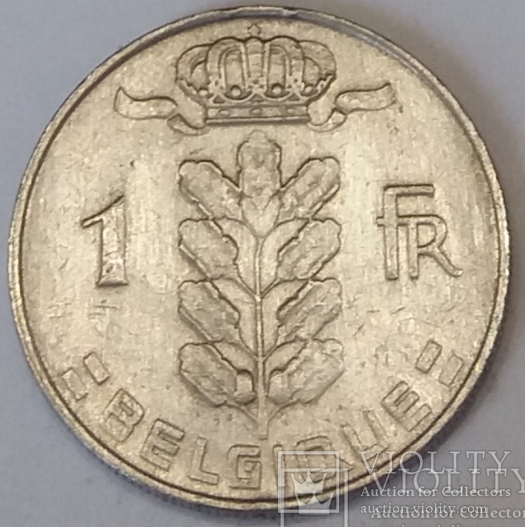 Бельгія 1 франк, 1971 BELGIQUE, фото №3