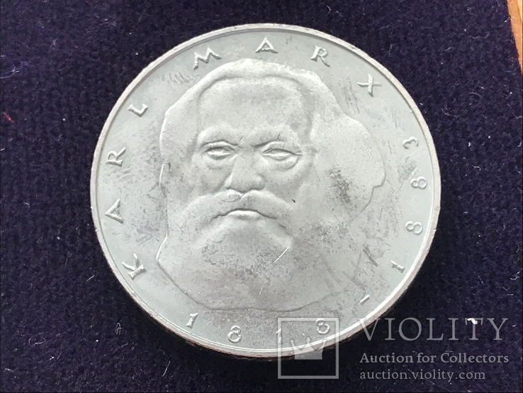 5 марок 1983 год. Серебро