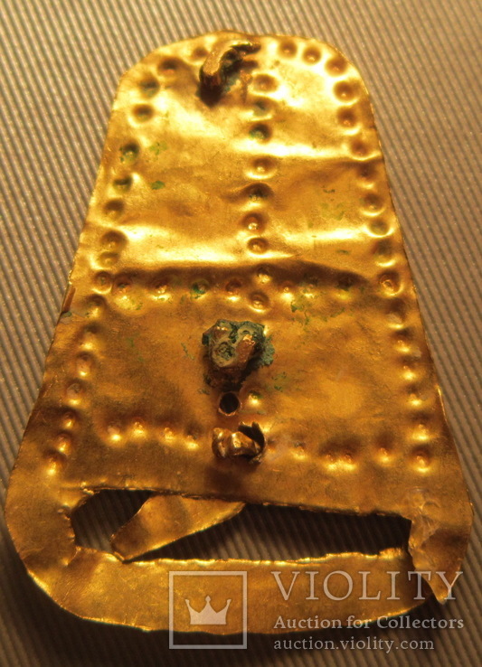 Золотая пряжка с крестом, Готская Культура, 4-5 век н.э., фото №7