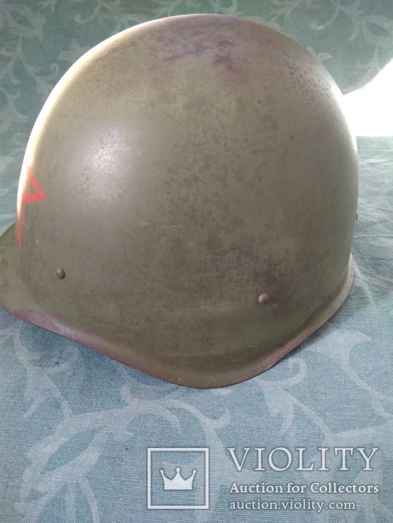 Советская шлем каска СШ-40 со звездой, фото №4