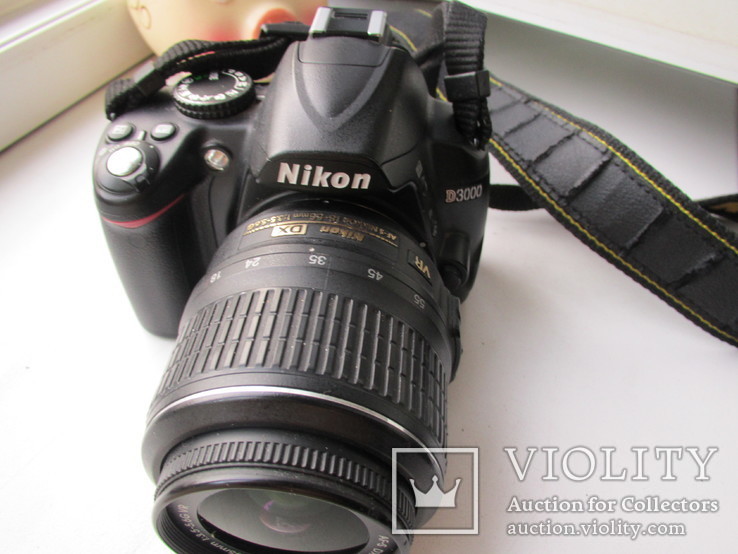 Фотоаппарат Nikon D 3000  10.2 м.п. с объективом, фото №8