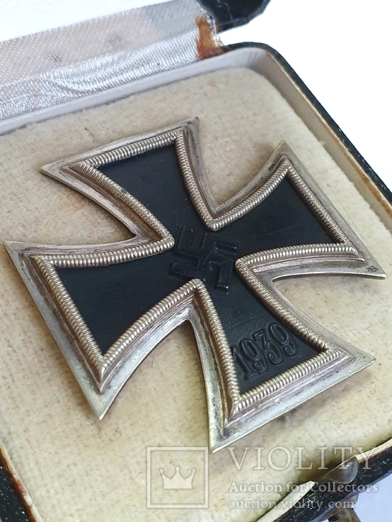 Железный крест 1 класса 1939 года в футляре клеймо 3, фото №5