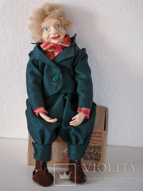 Кукла старинная, папье маше, фото №7