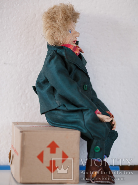 Кукла старинная, папье маше, фото №9
